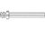 Pferd 42851 Mini-Polifan Quick Change Drive Arbor | 1/4" Shank | 1-1/2" Length | For 2" Flap Disc