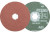 Pferd 40093 COMBICLICK Fiber Disc | 4-1/2" Diameter | Aluminum Oxide 50 Grit | Sold by Box of 25