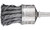 PFERD 83078 Knot Flared Cup End Brush | 1"Diameter | Carbon Steel Wire | Box of 10