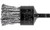 PFERD 83158 Knot Flared Cup End Brush | 1"Diameter | Stainless Steel Wire | Box of 10