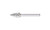 PFERD 24808 Carbide Bur | 3/8" Diameter | SCTI SG-3 | Tree Shape G with Pointed End | STEEL Cut