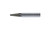 PFERD 25133 Carbide Bur | 1/4" Diameter | SCTI SL-1 | 14 Degree Taper Shape L with Radius End | Diamond Cut