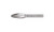 PFERD 24883 Carbide Bur | 1/2" Diameter | SCTI SH-5 | Flame Shape H | Diamond Cut