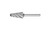 PFERD 25185 Carbide Bur | 5/8" Diameter | SCTI SL-6 | 14 Degree Taper Shape L with Radius End | ALU Cut