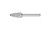 PFERD 24729 Carbide Bur | 1/2" Diameter | SCTI SF-5 | Tree Shape F with Radius End | CAST Cut