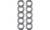 Pferd 20101 4-1/2"/5" Alumaster Insert Wsp Insert Set for Alumaster High Speed Disc | 10 Piece