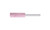 Pferd 33724 W189 Vitrified Mounted Point | 1/4" Shank | Aluminum Oxide 46 Grit | Steel | 1/2" Point Diameter | Box of 10