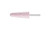 Pferd 31021 A3 Vitrified Mounted Point | 1/4" Shank | Aluminum Oxide 30 Grit | Steel Edge | 1" Point Diameter | Box of 10
