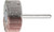 Pferd 45247 1-1/2" x 1/2" Mounted Flap Wheel | 1/4" Shank | 23,000 Max. RPM | Aluminum Oxide 120 Grit | Box of 10