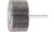 Pferd 45493 2" x 1" Mounted Flap Wheel | 1/4" Shank | 23,000 Max. RPM | Silicon Carbide 120 Grit | Box of 10