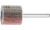 Pferd 45182 1" x 1" Mounted Flap Wheel | 1/8" Shank | 25,400 Max. RPM | Aluminum Oxide 240 Grit | Box of 10