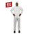 Enviroguard 2225-M Coverall with Attached Hood | Elastic Wrists and Ankles | White | Medium Size