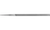 Pferd 12725 Precision 6" Machinist File | Tanged | Pillar Narrow | Swiss Pattern | Cut 0 | Sold by Box of 12