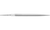 Pferd 12875 Precision 6" Machinist File | Tanged | Three Square | Swiss Pattern | Cut 2 | Sold by Box of 12