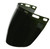 ArcOne 2DGN-PC Dark Green Rounded Visor | Polycarbonate Injection Moulded | 16" x 9" x .060" Size