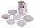United Abrasive 35432 Economical 5 Holes Hook & Loop Paper Disc | 6A Stearated Aluminum Oxide | 5" Diameter | 120 Grit | Sold by Box of 50