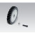 Dynabrade 11642 Contact Wheel Assembly | 4" Dia. x 5/8" W x 5/8" I.D. | Scoop | 40 Duro Rubber