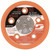 Dynabrade 56196 Vacuum Disc Pad | 5" Pad Size | 5/8" Thickness | Hook-Face | Soft Density | Short Nap