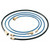 Dynabrade 96219 Swivel Air Hose Line Assembly | 1/4" O.D. Line | 3' Length | Female / Male Fittings