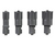CS Unitec 4-1-154 C Carbide-Tipped Railroad Annular Cutting Bit | 4-Series | 1-11/16" Diameter | 1-3/8" Depth