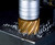 CS Unitec 8-1-216 T Armor-Plated Unibroach Tialn Annular Cutter | 8-Series | 1/2" Diameter | 2" Depth