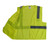 Radians SV2ZGMM Type R Class 2 Economy Mesh Safety Vest With Zipper | Hi-Vis Green | Medium Size | Each