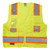 Radians SV6GM Type R Class 2 Two Tone Surveyor Solid/Mesh Safety Vest | Hi-Vis Green | Medium Size | Each