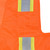 Radians SV6OL Type R Class 2 Two Tone Surveyor Solid/Mesh Safety Vest | Hi-Vis Orange | Large Size | Each
