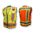 Radians SV55-2ZGD-M Type R Class 2 Heavy Duty Two Tone Engineer Safety Vest | Hi-Vis Green | Medium Size