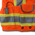 Radians SV55-2ZOD-XLType R Class 2 Heavy Duty Two Tone Engineer Safety Vest | Hi-Vis Orange | X-Large Size