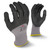Radians RWG11S Micro-Foam Nitrile Gripper Gloves | Elastic Cuff | Gray | Small Size | Case of 10 Boxes of 12 Pairs in Each Box