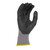 Radians RWG11XL Micro-Foam Nitrile Gripper Gloves | Elastic Cuff | Gray | X-Large Size | Case of 10 Boxes of 12 Pairs in Each Box