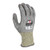 Radians RWG530S Axis A2 Cut Protection Dipped Gloves | Gray | Small Size | Case of 10 Boxes of 12 Pairs in Each Box