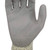 Radians RWG530S Axis A2 Cut Protection Dipped Gloves | Gray | Small Size | Case of 10 Boxes of 12 Pairs in Each Box