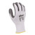 Radians RWG550XS Ghost Series A2 Cut Protection Work Gloves | Polyurethane Palm | White/Gray | X-Small Size | Case of 10 Boxes of 12 Pairs in Each Box