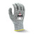 Radians RWG562S AXIS A3 Cut Protection Work Gloves | Polyurethane Palm Dip | Gray | Small Size | Case of 10 Boxes of 12 Pairs in Each Box