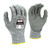 Radians RWG562L AXIS A3 Cut Protection Work Gloves | Polyurethane Palm Dip | Gray | Large Size | Case of 10 Boxes of 12 Pairs in Each Box