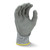 Radians RWG562L AXIS A3 Cut Protection Work Gloves | Polyurethane Palm Dip | Gray | Large Size | Case of 10 Boxes of 12 Pairs in Each Box