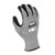 Radians RWG555XS AXIS A4 Cut Protection Work Gloves | Foam Nitrile Palm | Gray | X-Small Size | Case of 10 Boxes of 12 Pairs in Each Box