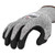 Radians RWG555XS AXIS A4 Cut Protection Work Gloves | Foam Nitrile Palm | Gray | X-Small Size | Case of 10 Boxes of 12 Pairs in Each Box