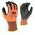 Radians RWG557L AXIS A4 Cut Protection Work Gloves | Black Polyurethane Palm | Hi-Vis Orange | Large Size | Case of 10 Boxes of 12 Pairs in Each Box