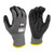 Radians RWG560S AXIS A4 Cut Protection Work Gloves | Black Polyurethane Palm | Gray | Small Size | Case of 10 Boxes of 12 Pairs in Each Box