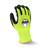 Radians RWG564S AXIS A4 Cut Protection Work Gloves | Foam Nitrile Palm | Hi-Vis Lime | Small Size | Case of 10 Boxes of 12 Pairs in Each Box