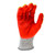 Radians RWG603S A5 Cut Protection Work Gloves | Sandy Foam Nitrile Palm | Hi-Vis Red/Gray | Small Size | Case of 6 Boxes of 12 Pairs in Each Box