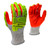 Radians RWG603M A5 Cut Protection Work Gloves | Sandy Foam Nitrile Palm | Hi-Vis Red/Gray | Medium Size | Case of 6 Boxes of 12 Pairs in Each Box