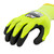 Radians RWG558XS AXIS A8 Cut Protection Work Gloves | Black Polyurethane Palm | Hi-Vis Lime | X-Small Size | Case of 10 Boxes of 12 Pairs in Each Box