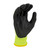 Radians RWG558S AXIS A8 Cut Protection Work Gloves | Black Polyurethane Palm | Hi-Vis Lime | Small Size | Case of 10 Boxes of 12 Pairs in Each Box