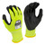 Radians RWG558M AXIS A8 Cut Protection Work Gloves | Black Polyurethane Palm | Hi-Vis Lime | Medium Size | Case of 10 Boxes of 12 Pairs in Each Box