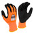 Radians RWG559XS AXIS A7 Cut Protection Work Gloves | Black Sandy Nitrile Palm | Hi-Vis Orange | X-Small Size | Case of 10 Boxes of 12 Pairs in Each Box