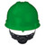 Radians GHR6-GREEN Granite Cap Style Hard Hat | 6 Point Crown Strap Ratchet Suspension | Pillowed Brow Pad | Green | Each